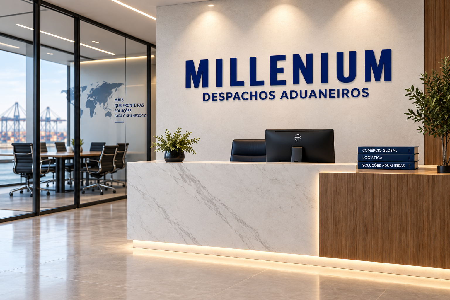 Recepção da Millenium Despachos Aduaneiros